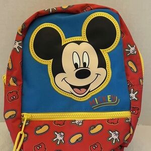Disney Mickey Mouse Toddler 10.5” Mini Backpack PreSchool Book Bag